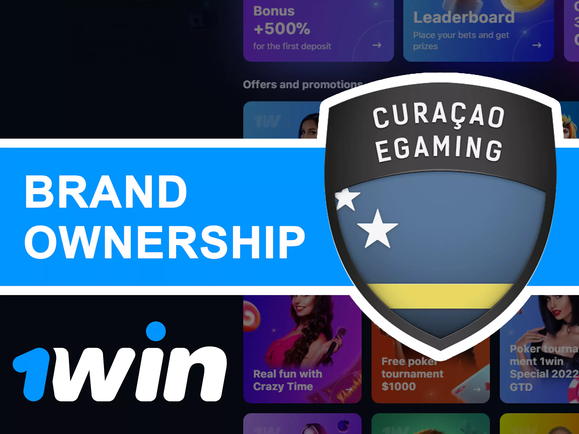 1win brand belongs to Curacao Egaming.