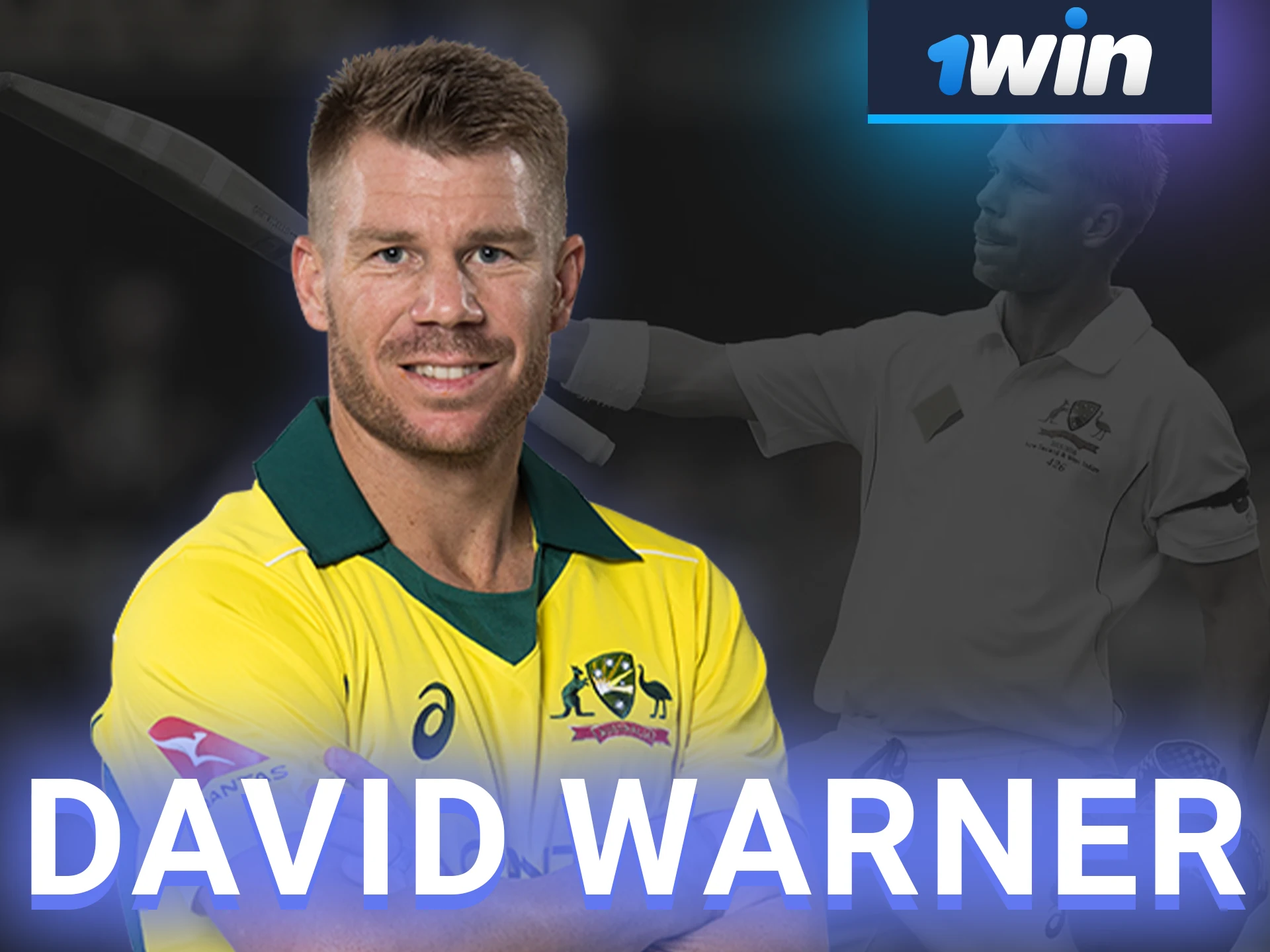 Learn more about 1win's official ambassador David Warner.