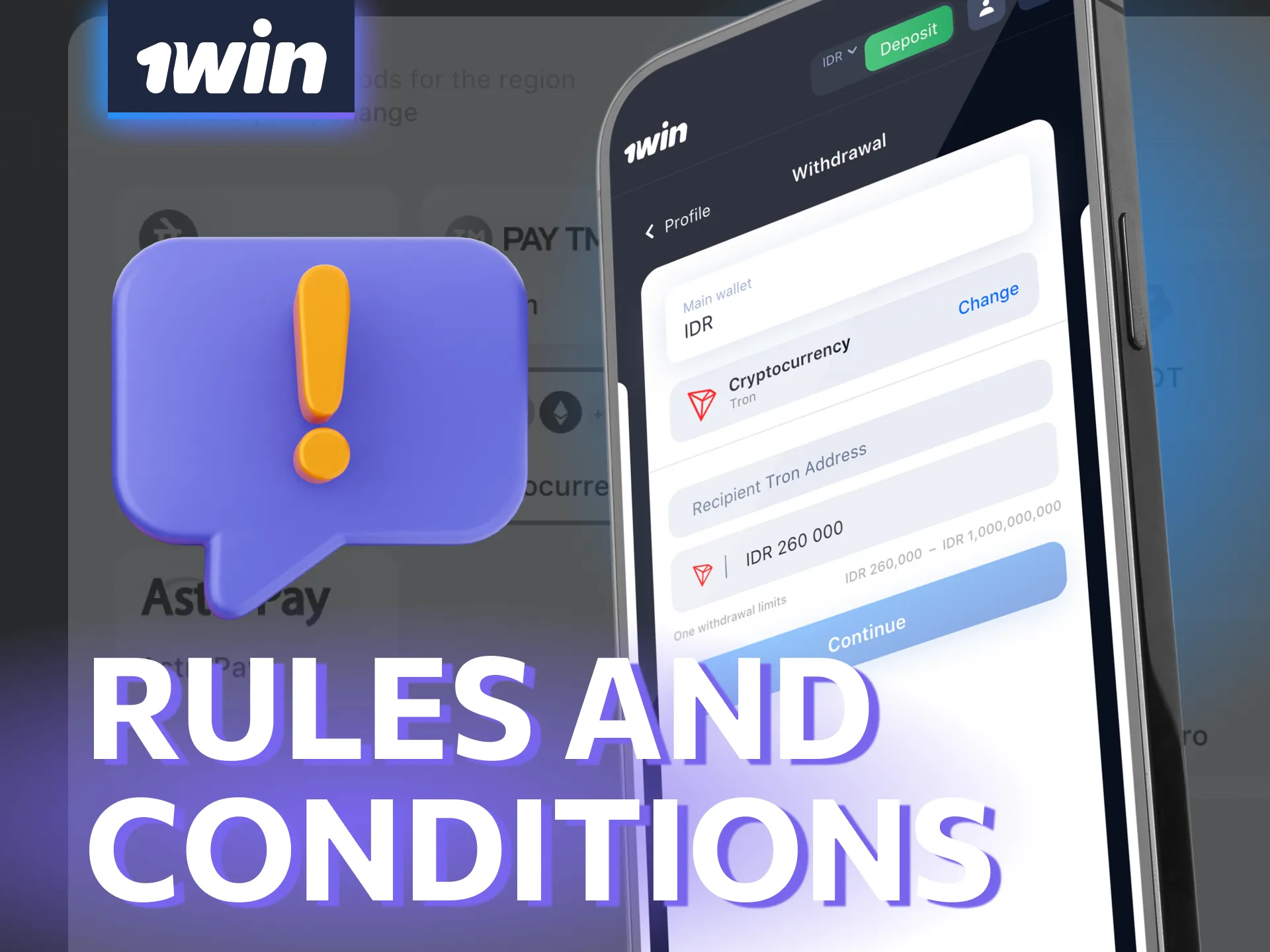 Follow 1win rules for secure withdrawals and fast payouts.