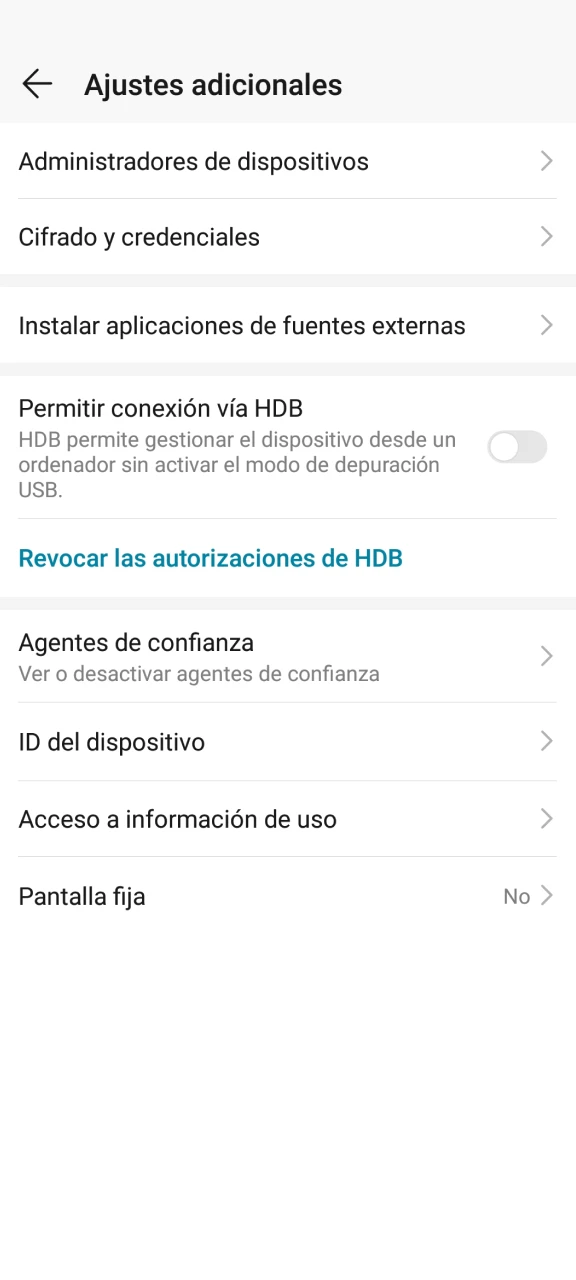 Abra la configuración en su dispositivo para instalar la aplicación 1Win.
