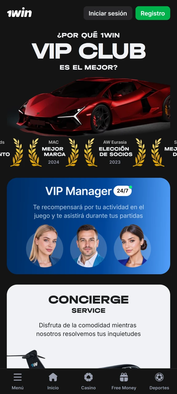 Descubre los beneficios del club VIP 1Win.