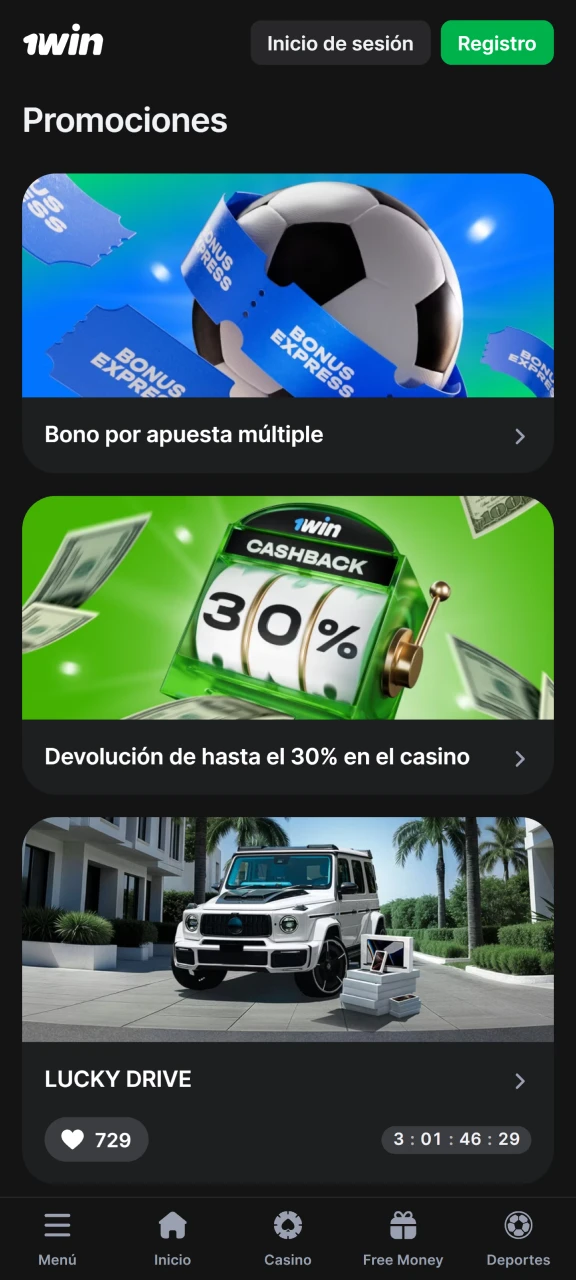 1Win ofrece una amplia gama de bonificaciones y promociones.